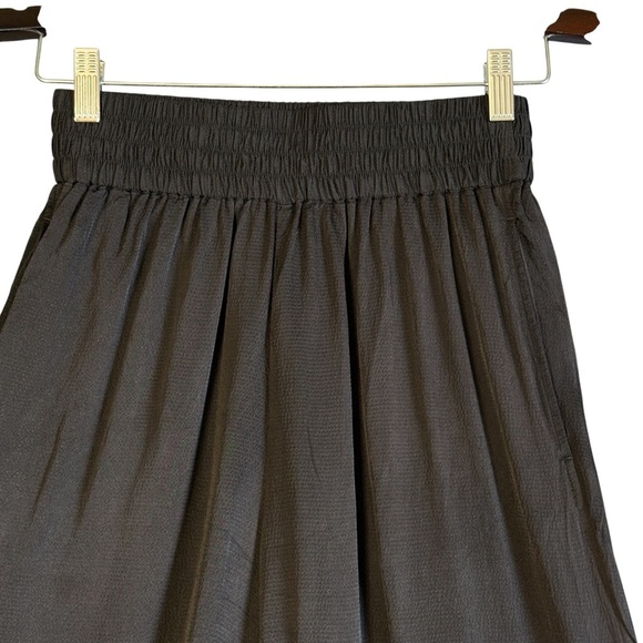 Everlane The Satin Pull-On Pant w/ Pockets. Black Size XS #1638 - Picture 3 of 11